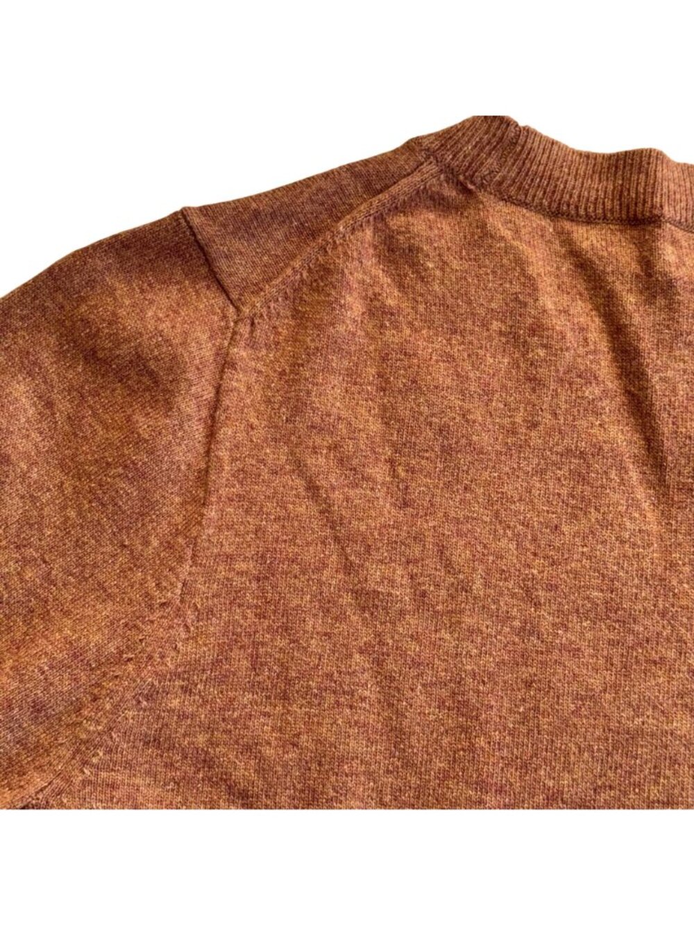 J. Crew Womens Teddie Sweater Rust Brown Wool Blend L Crewneck Soft Knit New - Picture 12 of 14